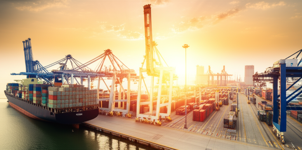 Illustration for LD IKLEO's Global Export & Import division.